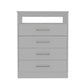 Two Piece White Bedroom Set