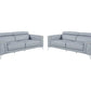 Two Piece Blue Four Person Seating Set