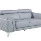 Two Piece Blue Four Person Seating Set