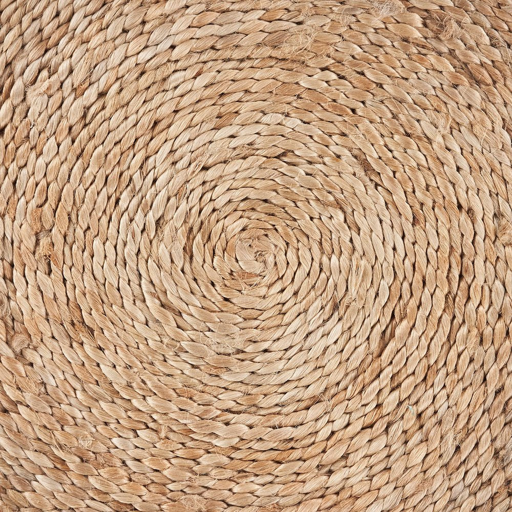 15" Set of Two Natural Jute Round Placemats