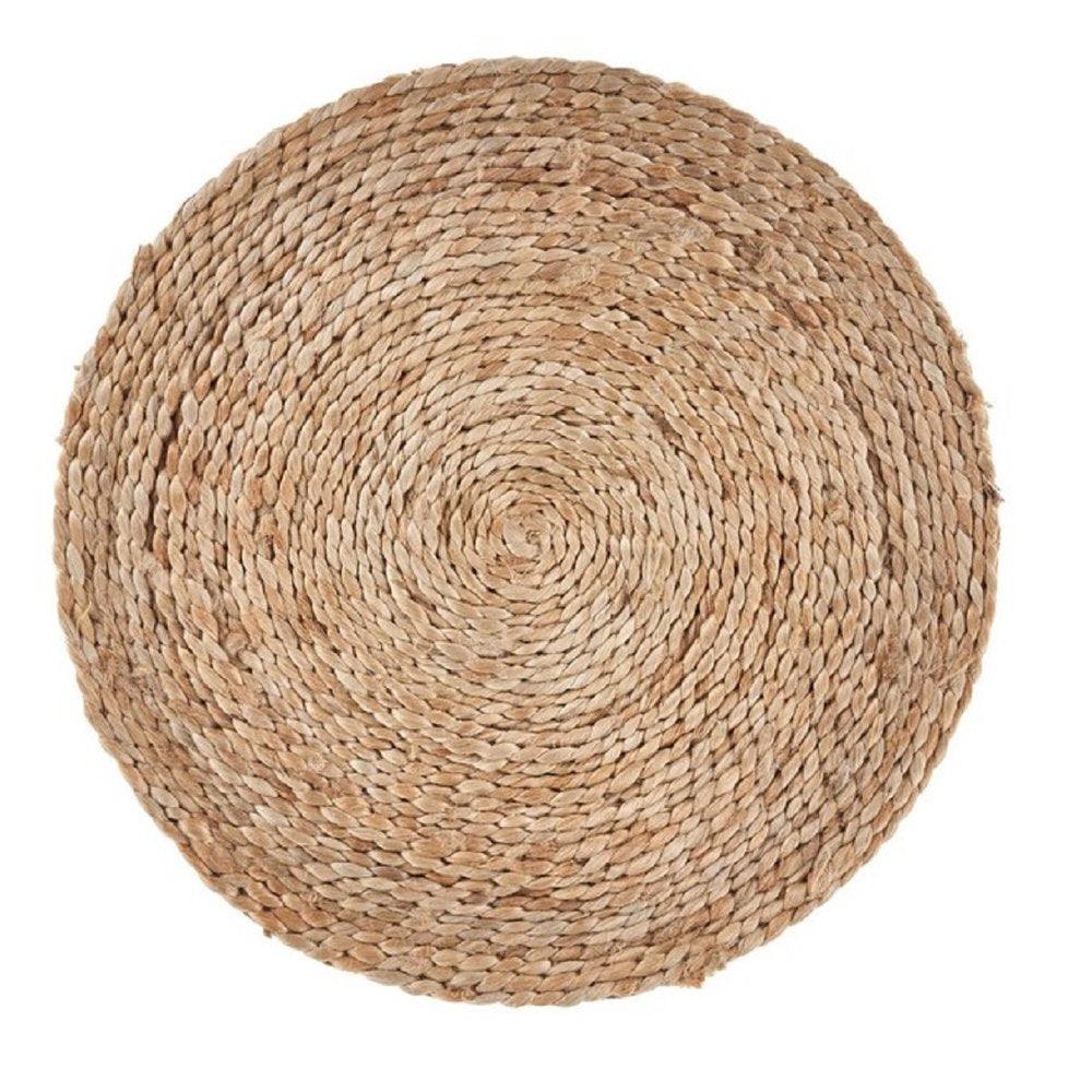 15" Set of Two Natural Jute Round Placemats