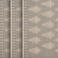 19" Set of Four Gray And Cream Geometric Medallion Cotton Placemats