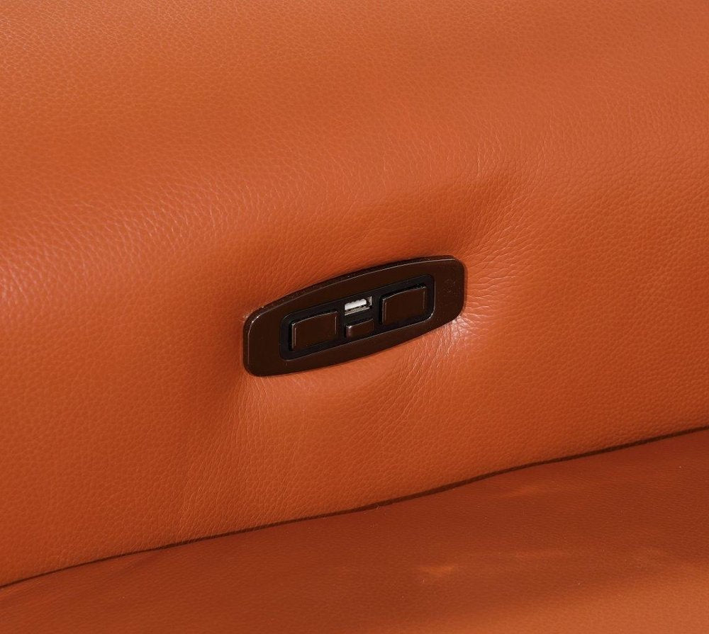 Camel Italian Leather Modular L Shaped Five Piece Corner Sectional