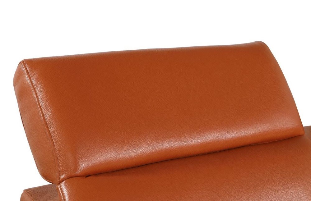 Camel Italian Leather Modular L Shaped Five Piece Corner Sectional