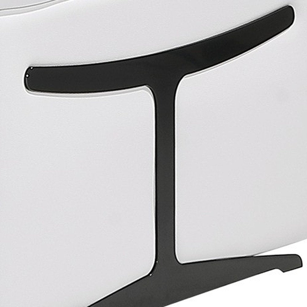 White Italian Leather Modular L Shaped Five Piece Corner Sectional