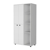 35" White Wood Single Drawer Dresser