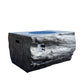 50000 BTU 40" Gray Aluminum Natural Gas Rectangular Fire Pit With Cover