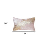 20" X 20" Blue Geometric Polyester Zippered Pillow With Beads
