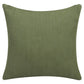 20" Brown Cotton Throw Pillow With Buttons