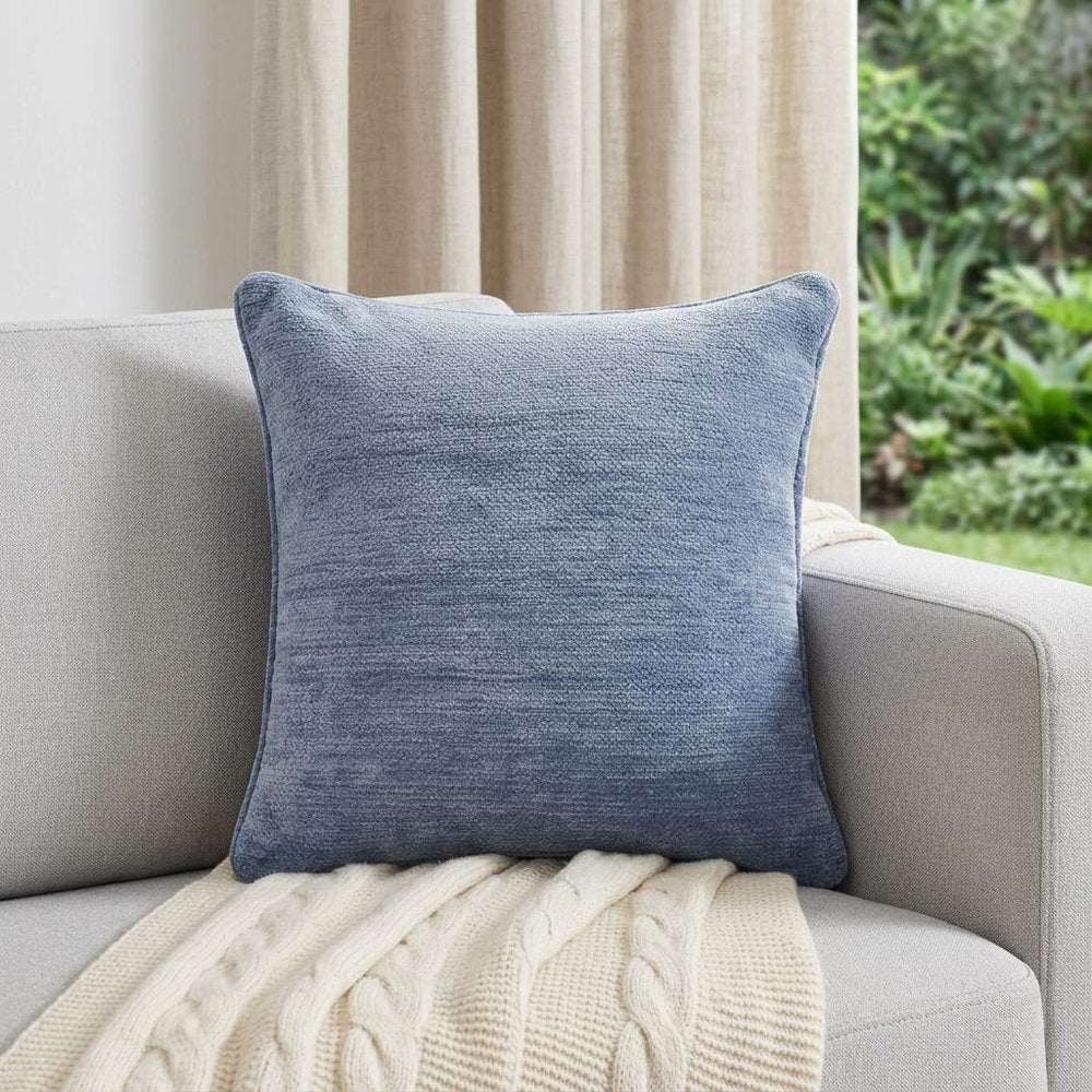 20" Ivory Chenille Throw Pillow