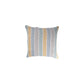 Set of Four 18" X 18" Orange Beach Chevron Cotton Zippered Pillow