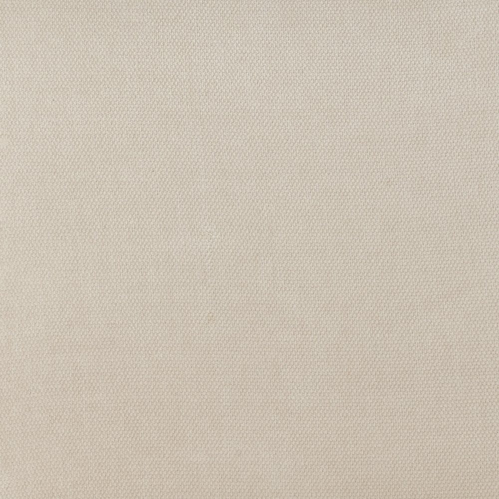 Beige and Black Upholstered Fabric And Faux Leather Open Back Dining Arm Chair