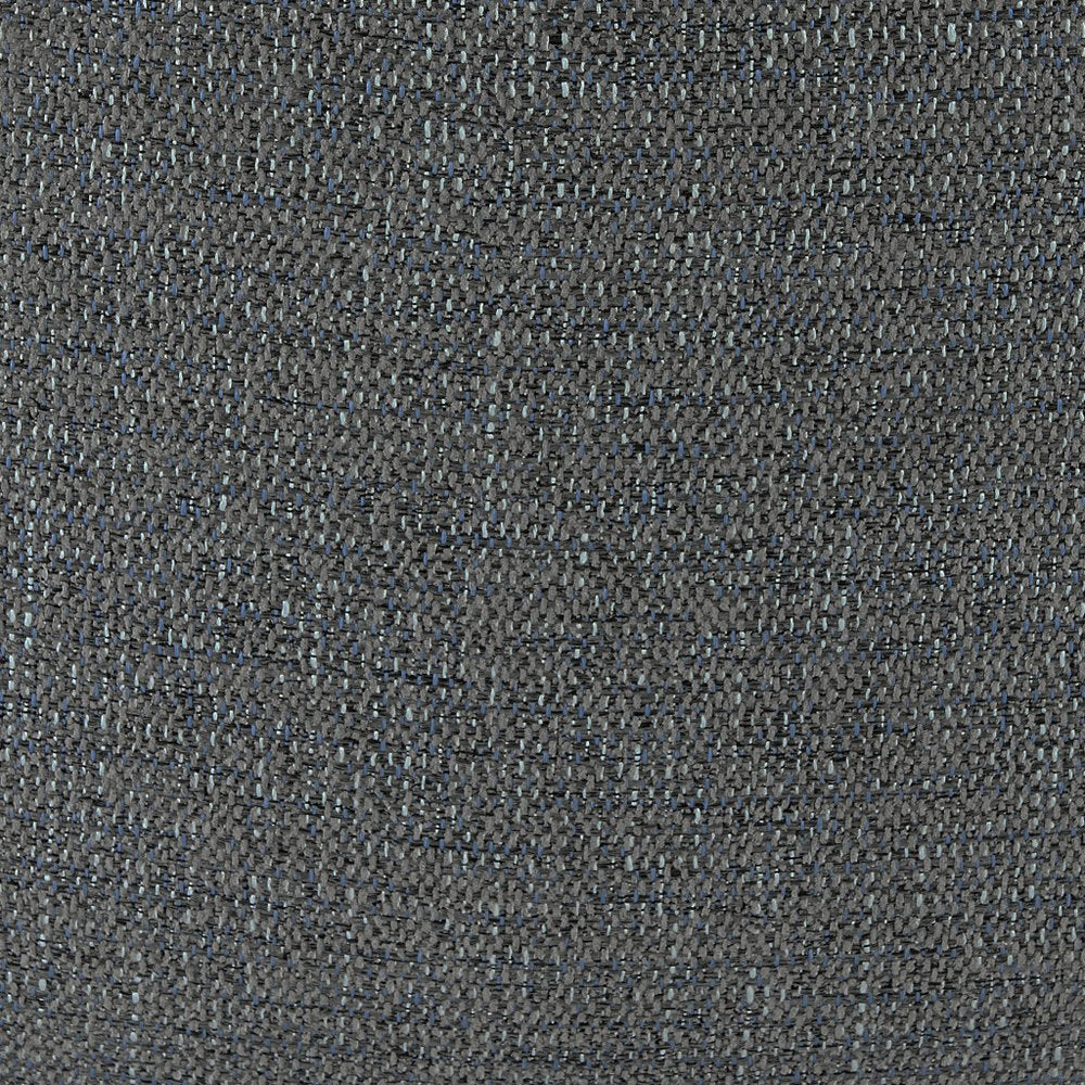 Set of Two Gray and Black Upholstered Fabric Dining Arm Chairs