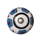 Set of Eight Blue And White Ceramic And Metal Drawer Pull Knobs
