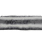 12" X 24" Gray Ombre Faux Fur Heated Plush Lap Pad