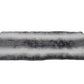 12" X 24" Gray Ombre Faux Fur Heated Plush Lap Pad