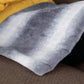 12" X 24" Gray Ombre Faux Fur Heated Plush Lap Pad