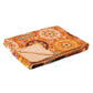 50" X 70" Red Floral Cotton Quilted Kantha Throw Blanket with Embroidery