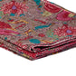 50" X 70" Gray And Yellow Floral Cotton Quilted Kantha Throw Blanket with Embroidery