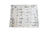 50" X 60" Black And White Rabbit Fur Plush Throw Blanket
