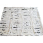 50" X 60" Black And White Rabbit Fur Plush Throw Blanket
