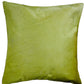 18" Lime Green Cowhide Throw Pillow