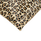 Set of Two 18" Brown and Black Leopard Cowhide Throw Pillows