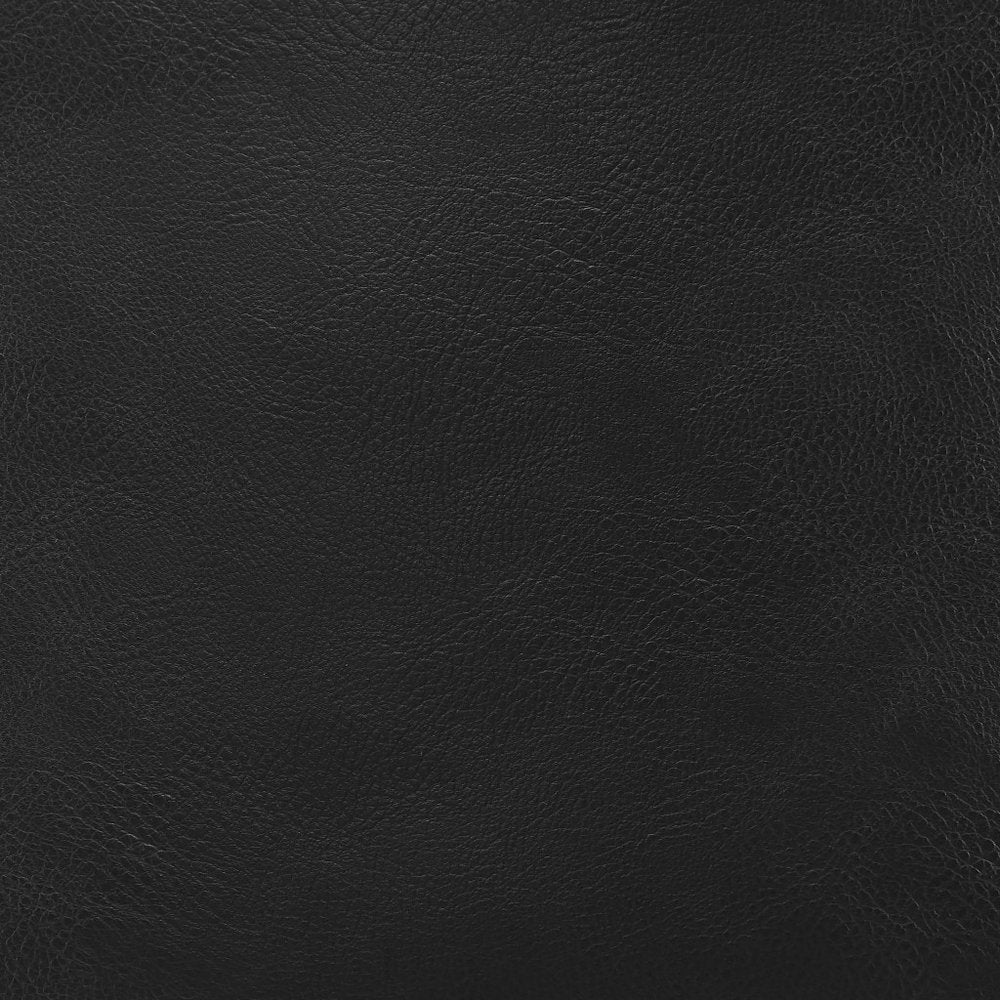 Set of Two 26" Black Faux Leather and Steel Low Back Counter Height Bar Chairs