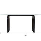 72" White and Black Marble And Solid Wood Sled Base Oval Dining Table