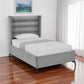 Black Velvet Upholstered King Bed Frame
