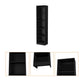 70" Black Wood Five Tier Bookcase