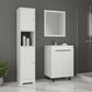 16" White Wood Freestanding Bathroom Vanity With Sink