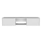 49" White Floating Mount TV Stand