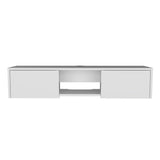 49" White Floating Mount TV Stand