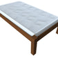 Brown Solid Wood Twin Bed Frame