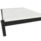 Black Solid Wood Twin Bed Frame