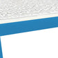 Caribbean Blue Solid Wood Twin Bed Frame