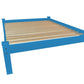 Caribbean Blue Solid Wood Twin Bed Frame