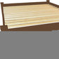 Brown Solid Wood Twin Bed Frame