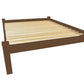 Brown Solid Wood Twin Bed Frame