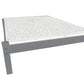 Gray Solid Wood Twin Bed Frame