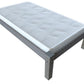 Gray Solid Wood Twin Bed Frame