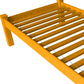 Yellow Solid Wood Twin Bed Frame