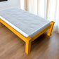 Yellow Solid Wood Twin Bed Frame