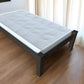 Dark Brown Solid Wood Twin Bed Frame