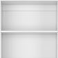 Set of Two White Wood Five Tier Modular Bookcase with Two Doors