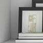Set of Three White Wood Five Tier Modular Bookcase with Two Doors