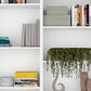 Set of Two White Wood Nine Tier Modular Bookcase