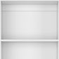 Set of Two White Wood Nine Tier Modular Bookcase