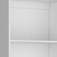 Set of Three White Wood Fourteen Tier Modular Bookcase
